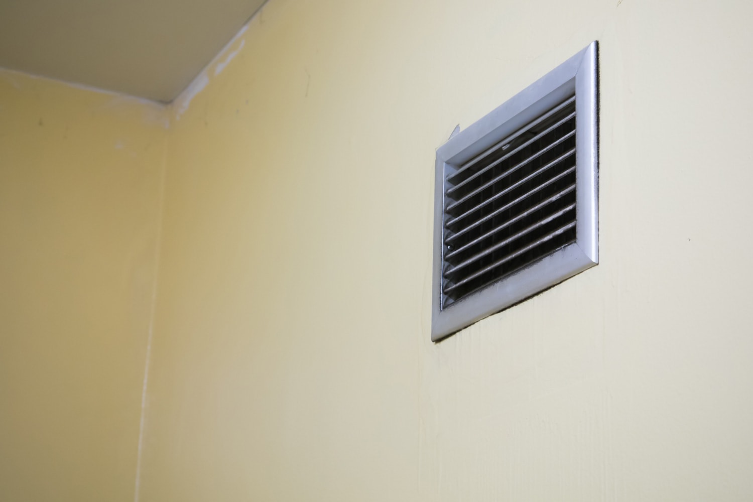 Close up of vent on the wall
