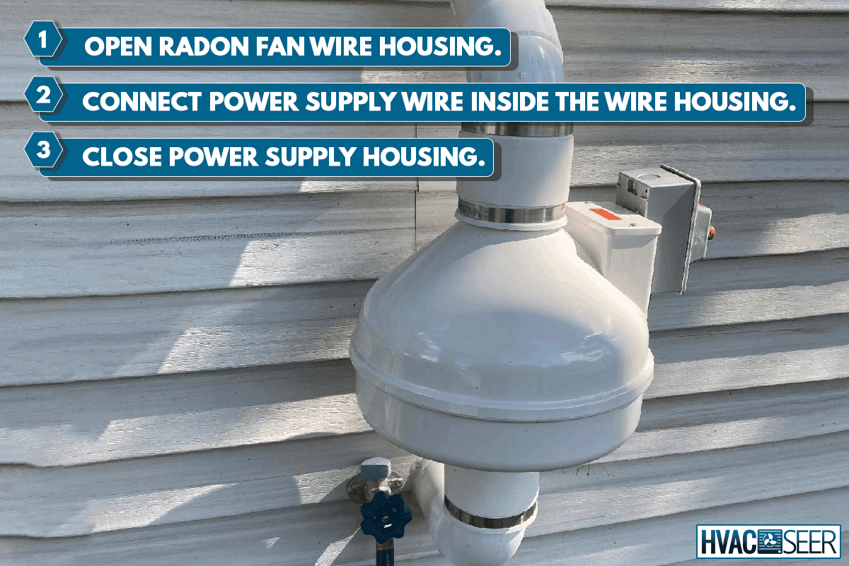 Radon fan install in the house, How To Wire A Radon Fan In Your Home?