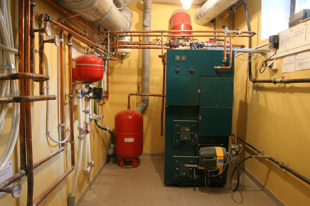 Independent heating in a modern house