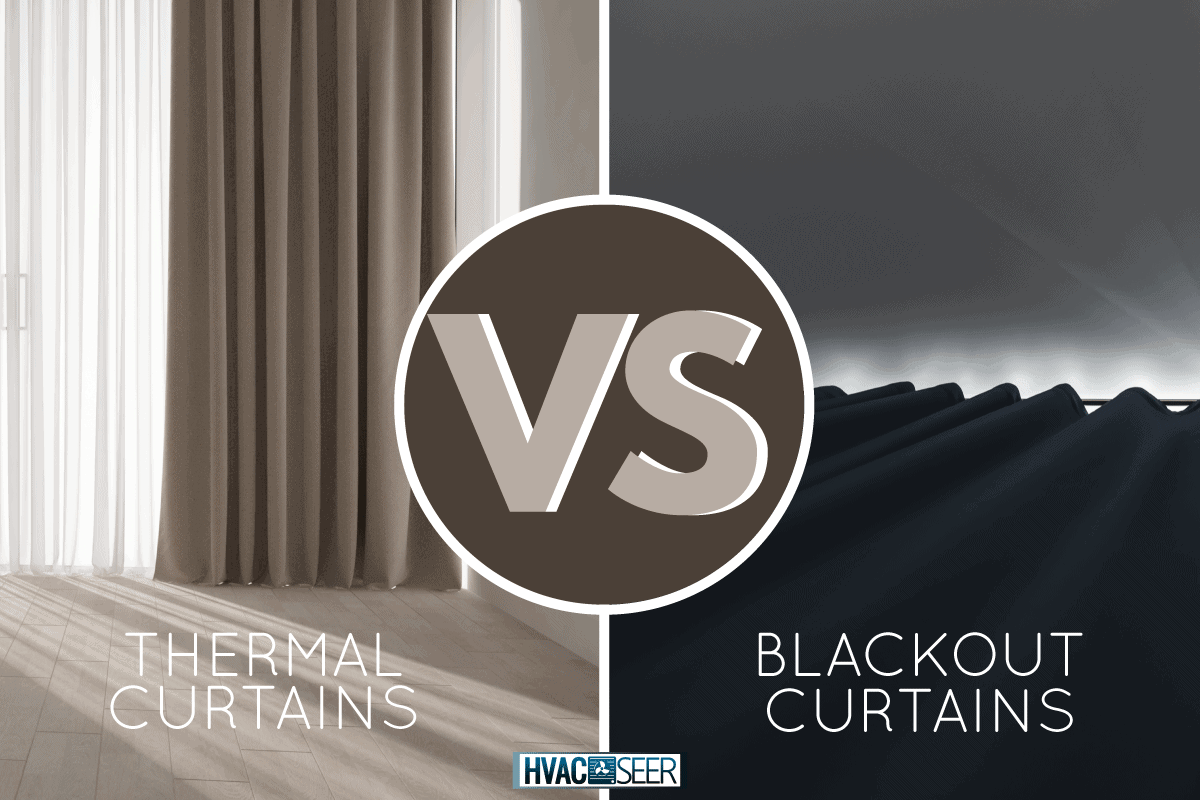 modern room with curtains interior design, Thermal Vs Blackout Curtains: Which Insulates Better?