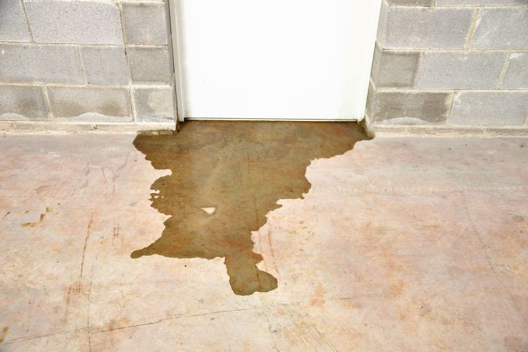 Water leak coming from the basement door, Water In Basement After Radon Mitigation - Why And What To Do?