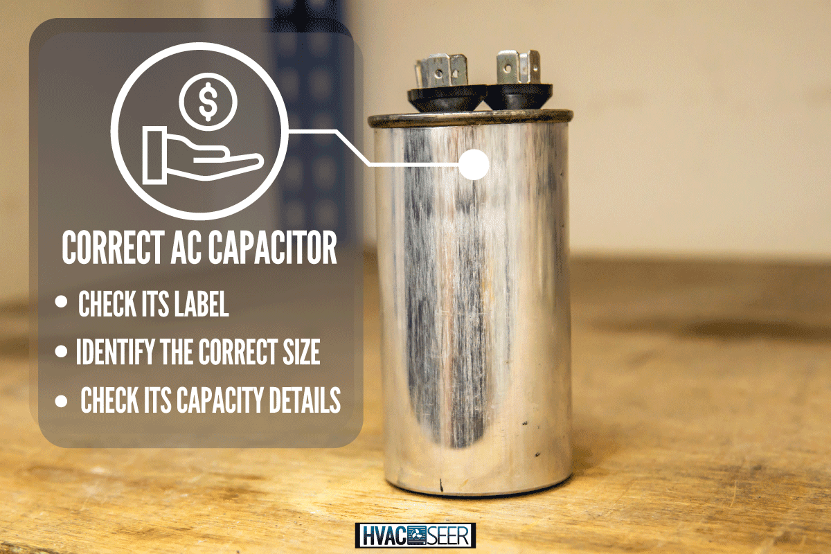 Air conditioner outdoor unit compressor capacitor motor, How To Buy The Correct AC Capacitor [Things You Need To Know!]