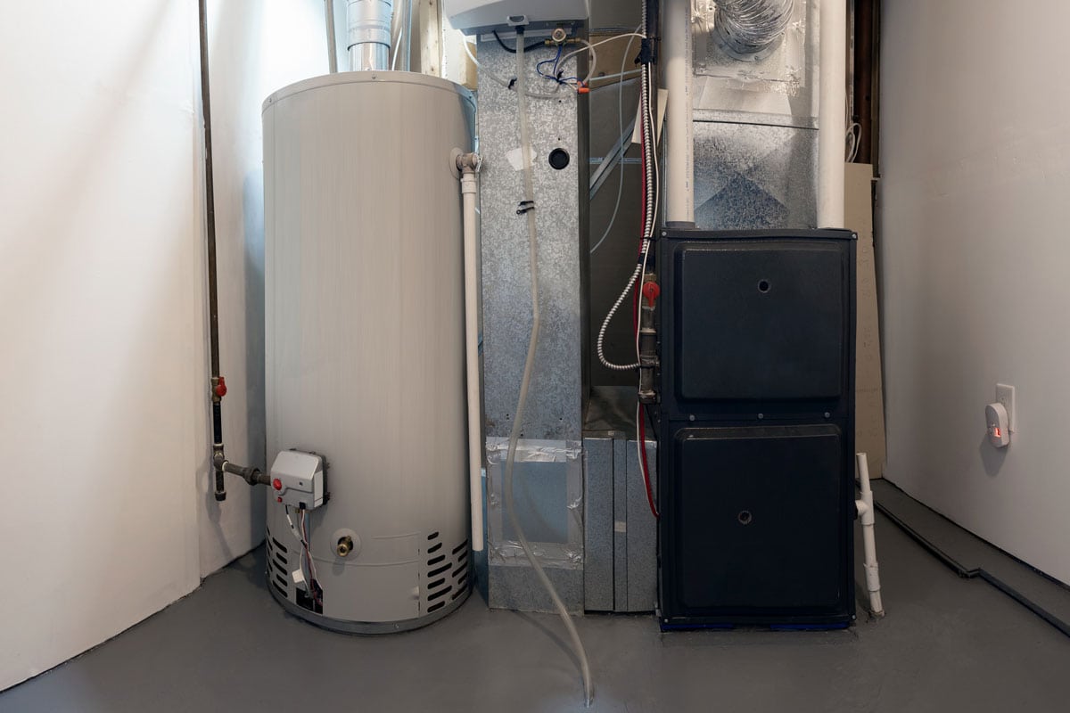 A home high efficiency furnace, boiler water heater and humidifier