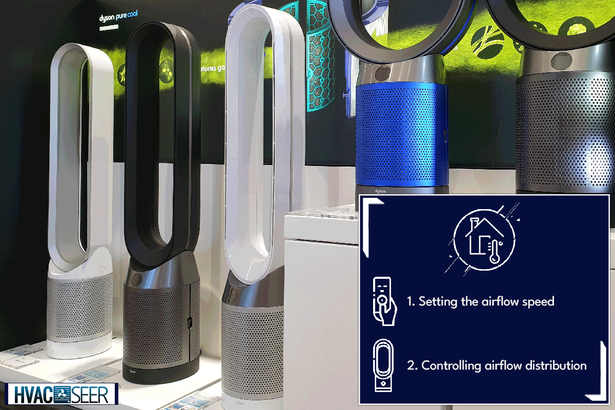Dyson pure cool is on display in the shop, How To Change Temperature On Dyson Pure Cool