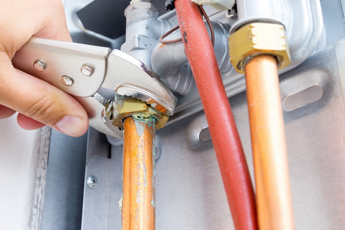 How To Tell If You Have A Defective Furnace Gas Valve - Servicing a gas boiler of a heating home system