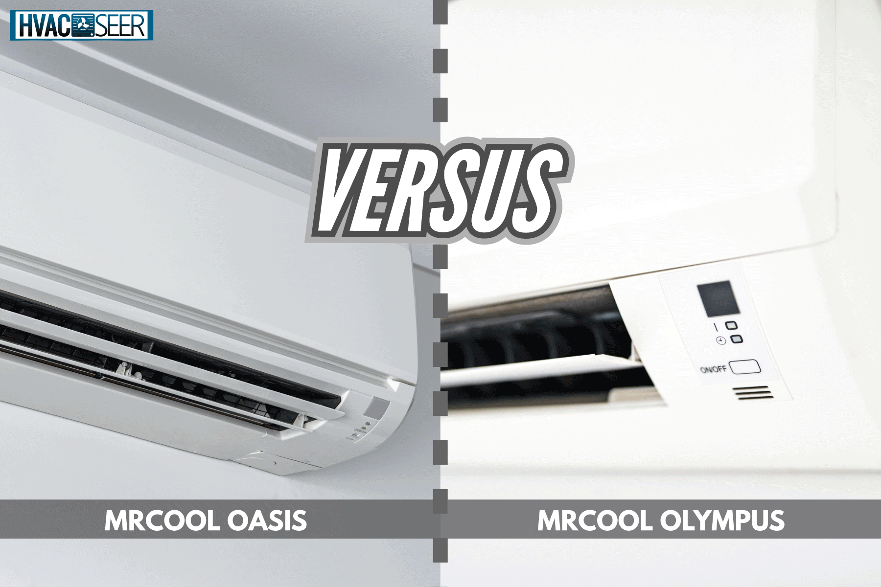 collab photo of a two aircon mr cool oasis and mr cool olympus comparison, Mr. Cool Oasis Vs. Olympus - Which To Choose?