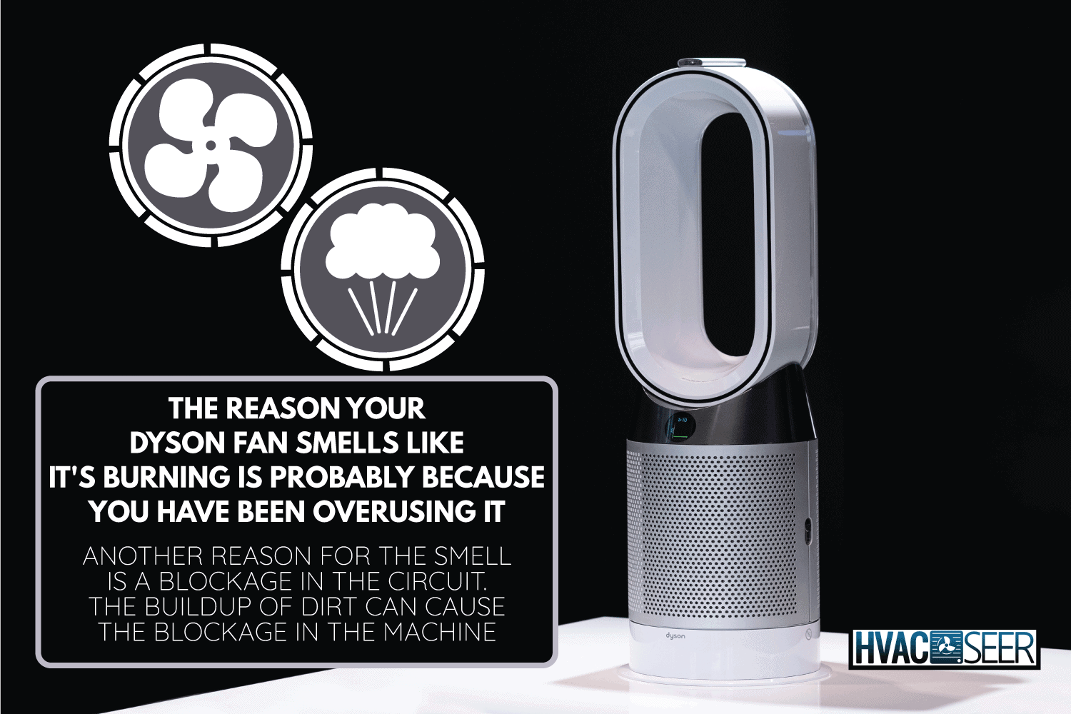 Showroom Brand Store Dyson. Modern Home Appliances. Dyson Fan Has A Burning Smell - Why And What To Do