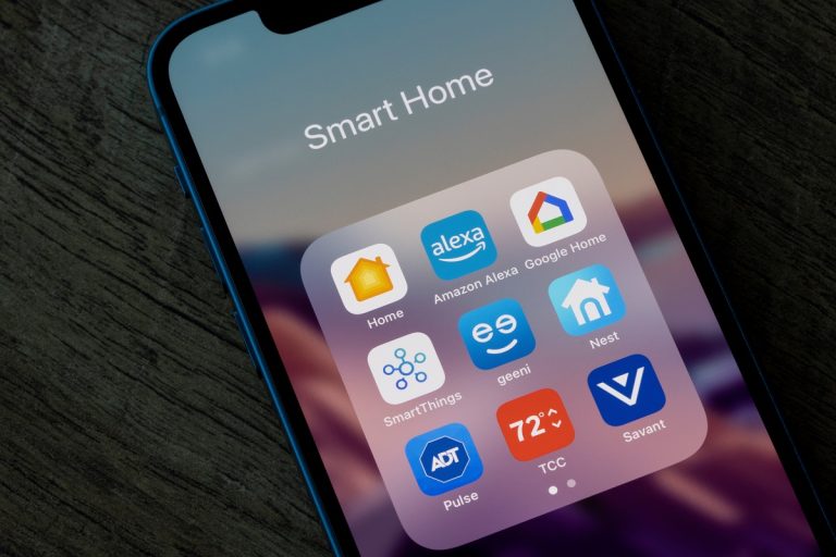 Assorted smart home apps are seen on an iPhone, Mysa Thermostat Does Not Respond In Homekit - Why And What To Do?