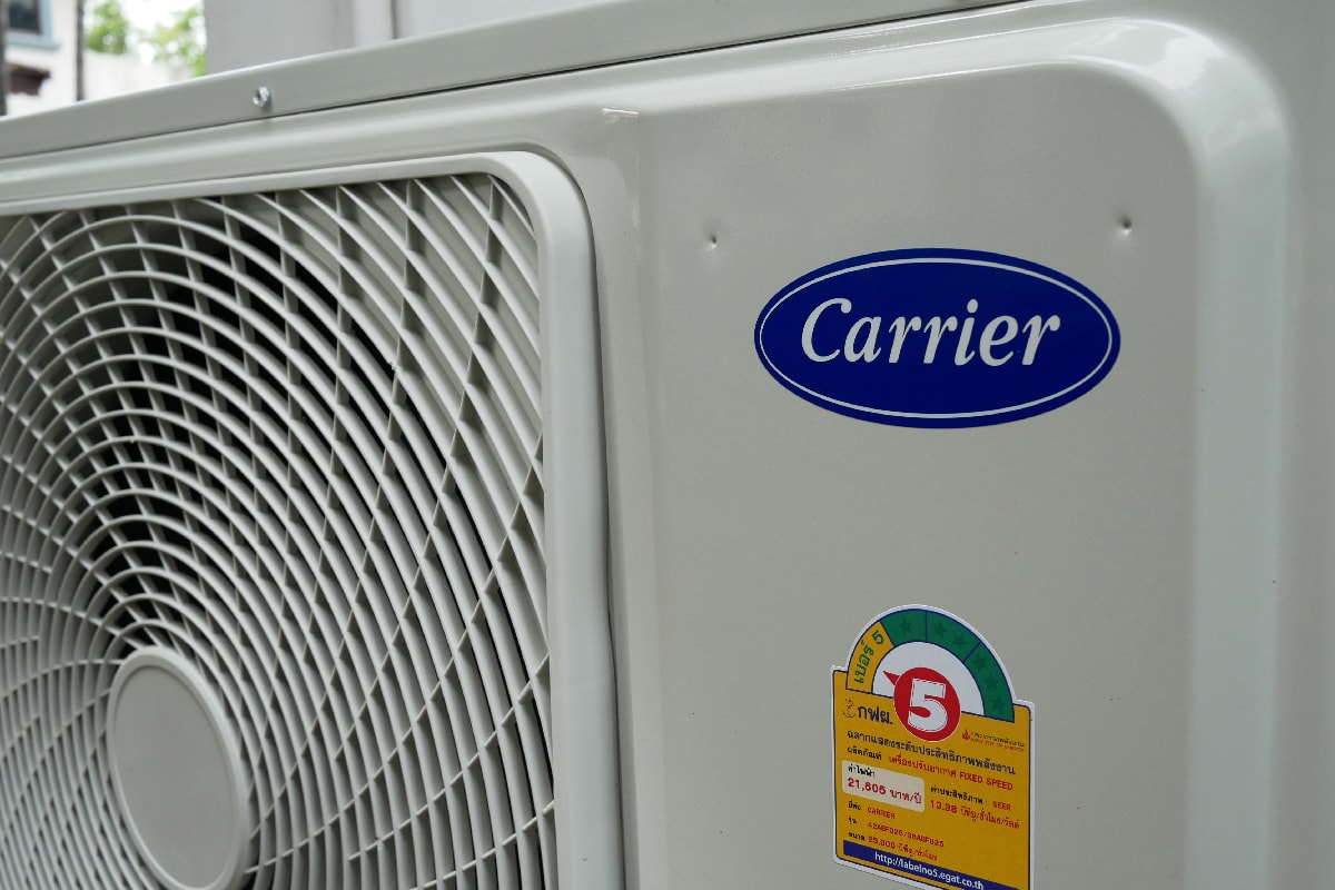 Carrier air conditioner unit at office