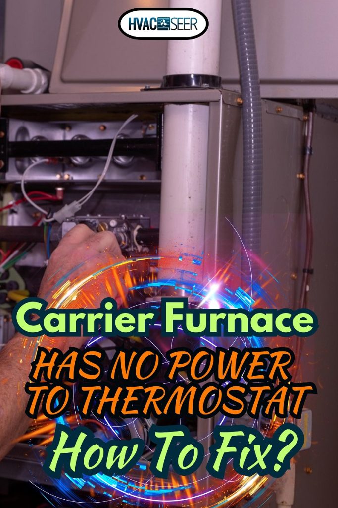 Clean The Thermostat - HVAC Technician Repairing A High Efficiency Furnace Red Shirt