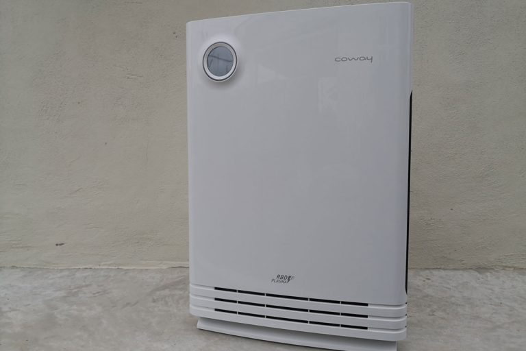 Coway Air purifier on display on the floor, Where Is Serial Number On Coway Air Purifier?
