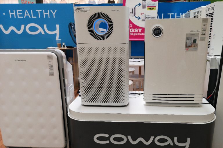 Coway air dispenser in a shopping mall, How To Reset Coway Air Purifier