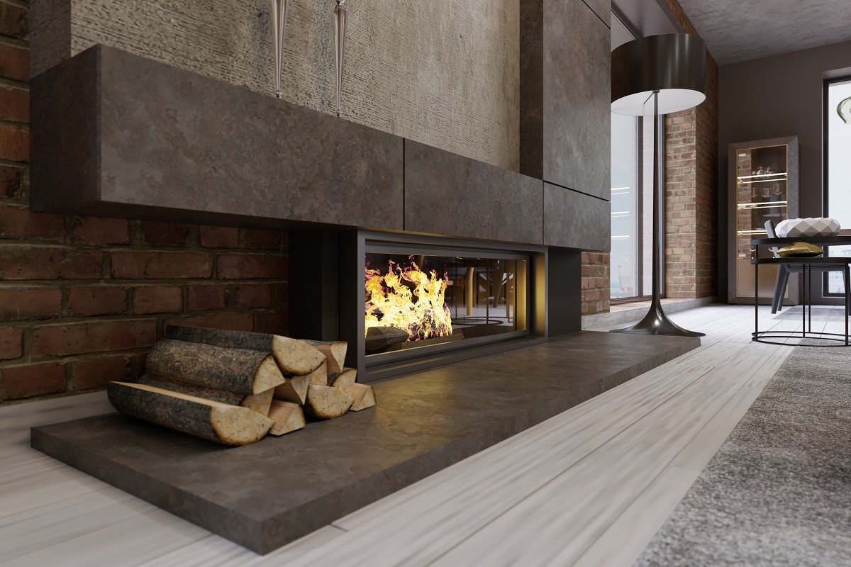 Does A Gas Fireplace Cost More Than An Electric Fireplace - Loft-style designer fireplace