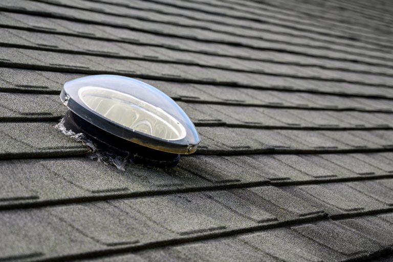 Dome shaped solar tube skylight on asphalt shingle roof, How Do You Stop Condensation In A Solar Tube?