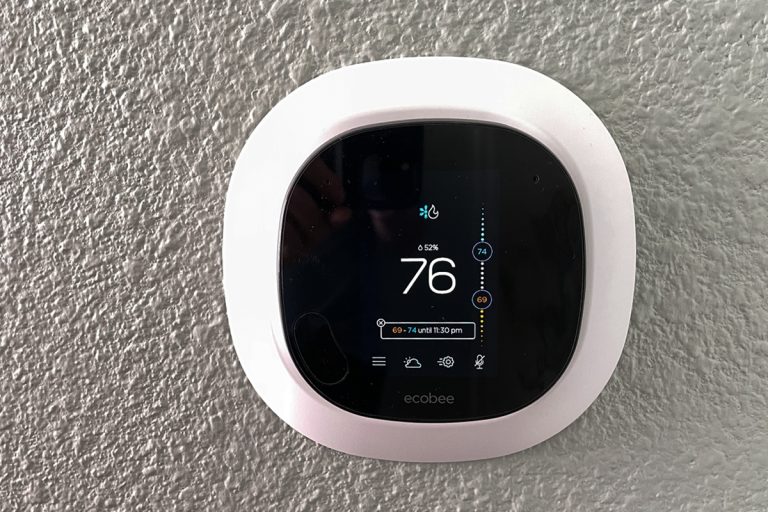 Ecobee smart thermostat attached on the wall, Ecobee Thermostat Causing Furnace To Short Cycle - What To Do?