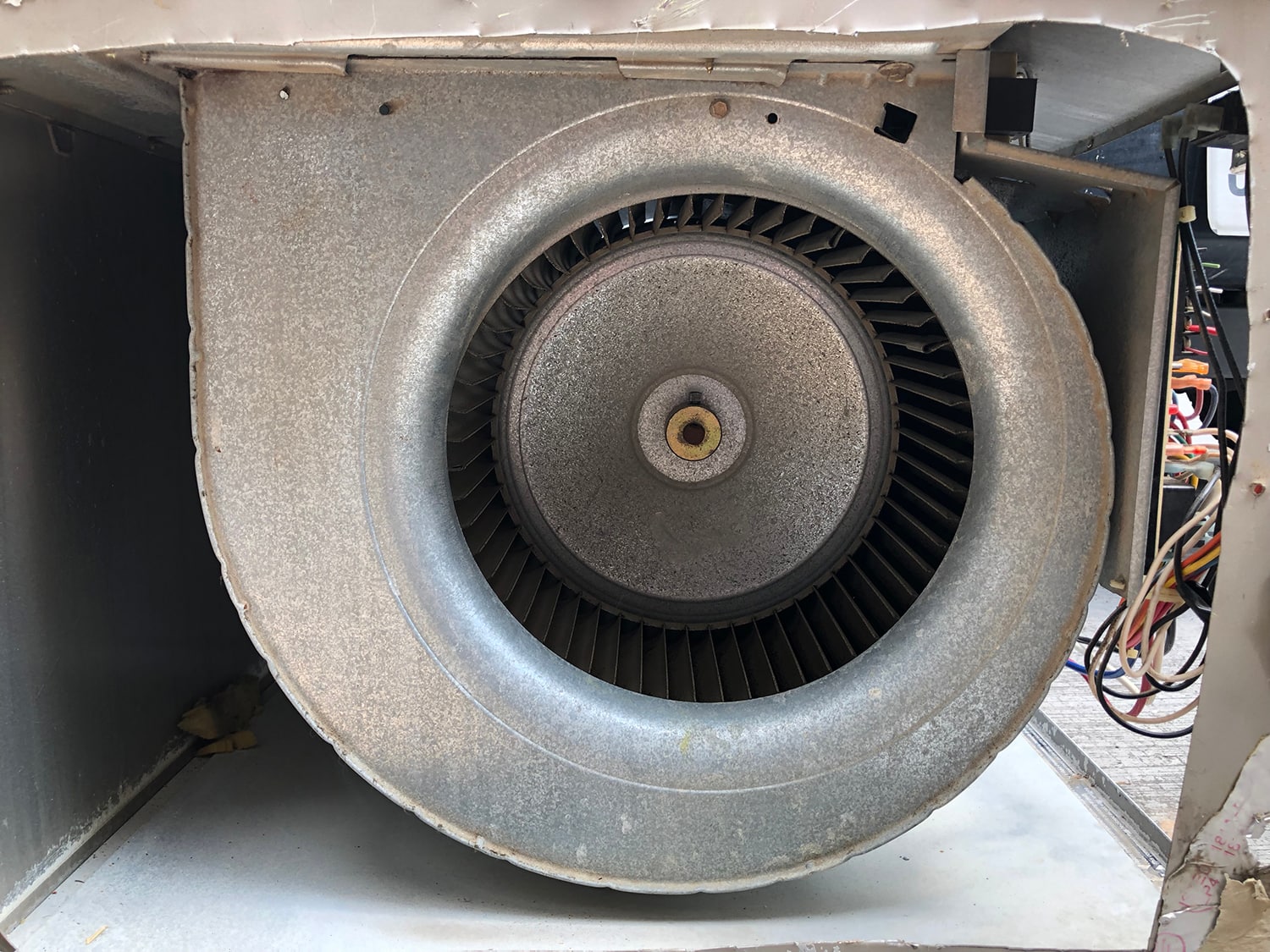 HVAC blower motor of an air handler