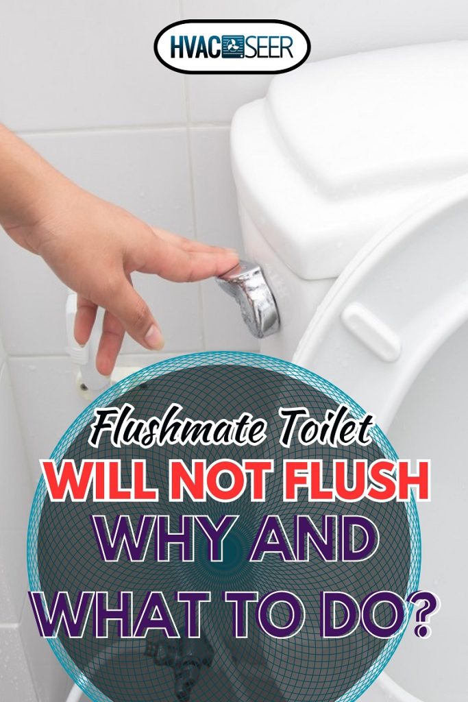 Hand use flush cleaning toilet
