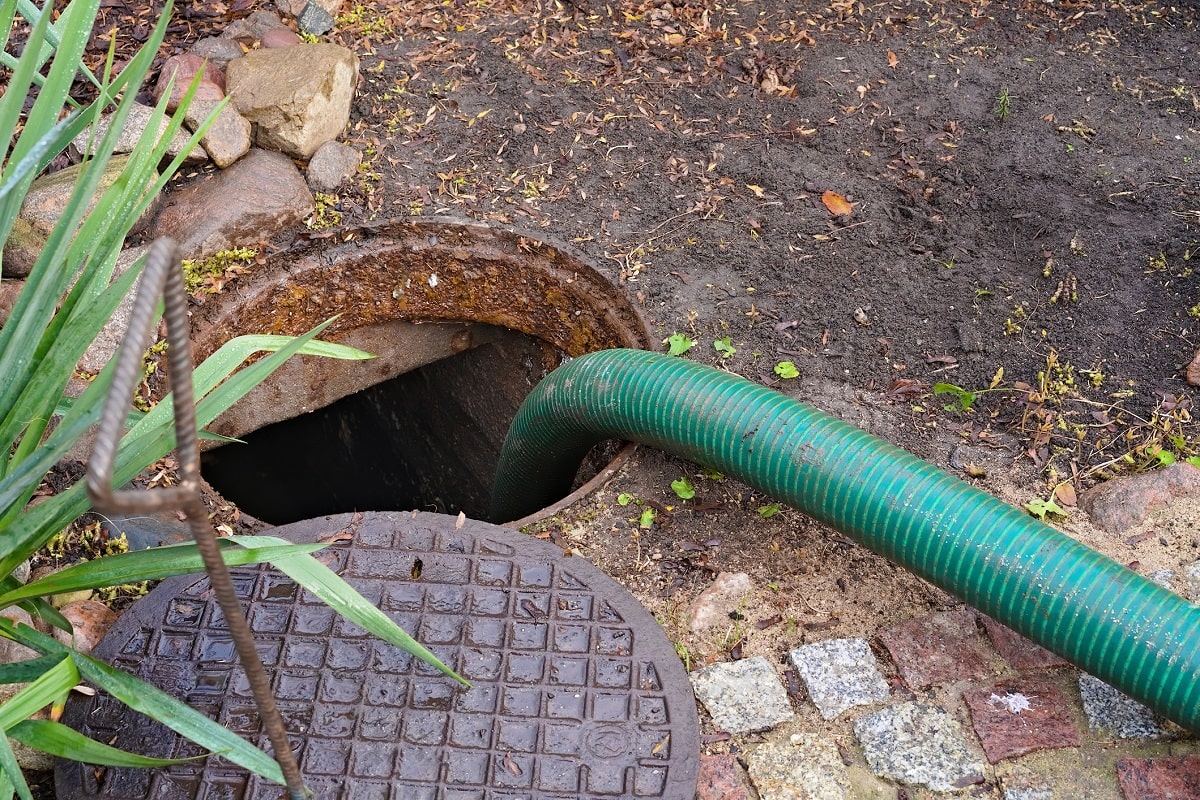 Have your septic tank pumped - pumping septic tanks from the backyard tank