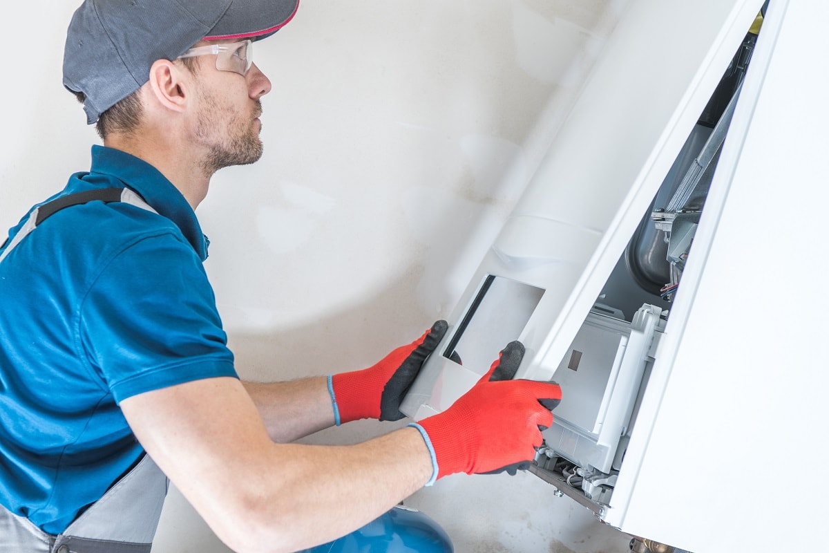 House Heating Unit Repair by Professional Technician