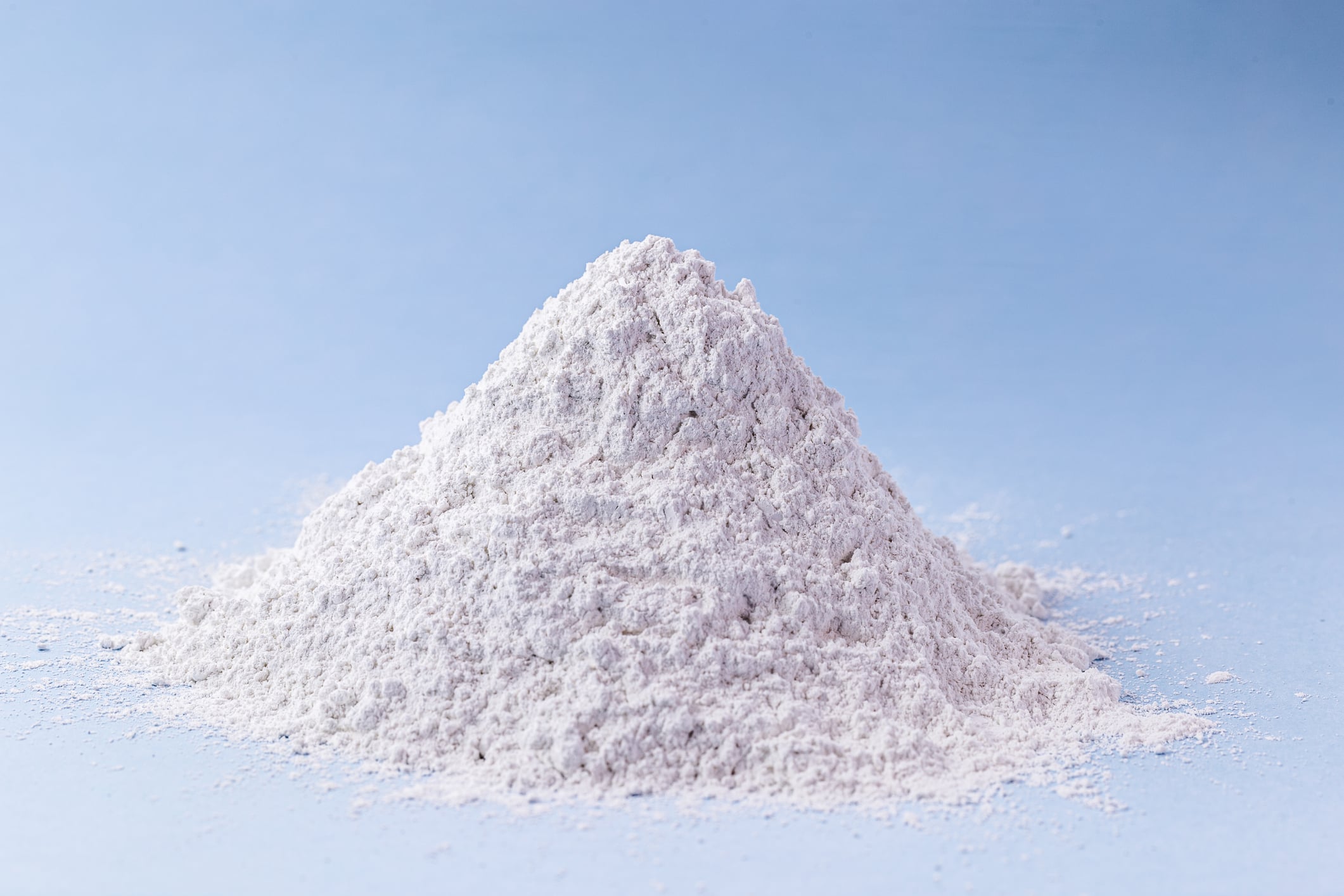 Inorganic Compounds - zinc oxide, white powder used as a fungus growth inhibitor