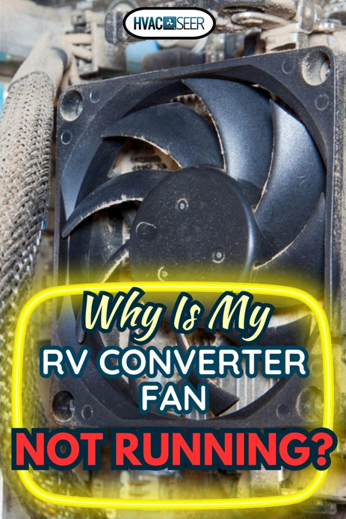 There is damage to the internal component of the fan -