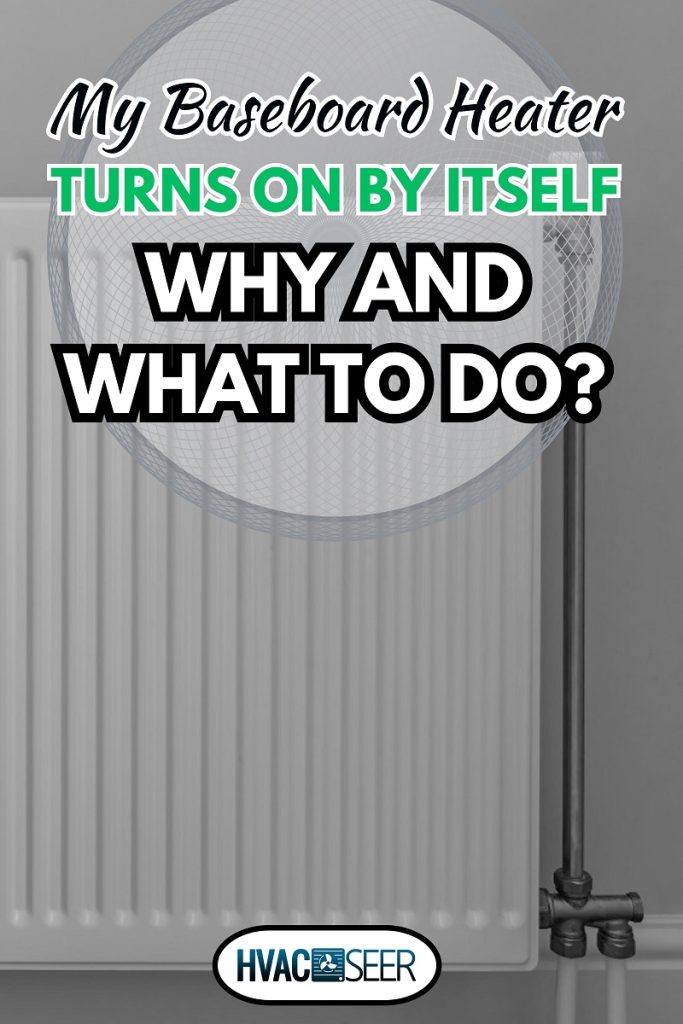 White steel panel heating radiator in the room