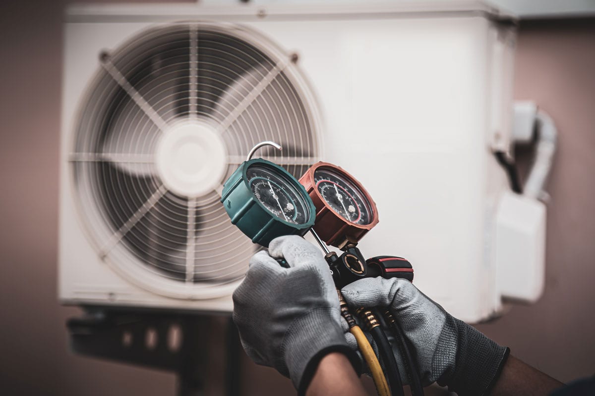 heat air conditioning hvac system servicing ac