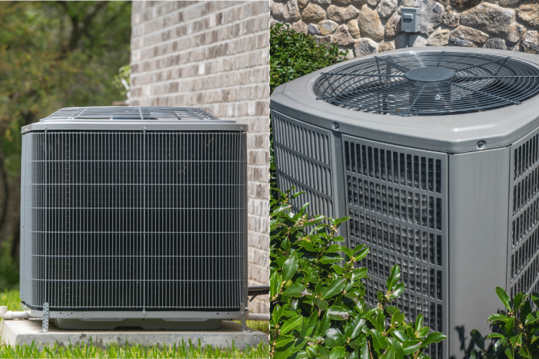 Two types of heatpump being compared for their features, Ecoer Heat Pump Vs Bosch: Which To Choose?