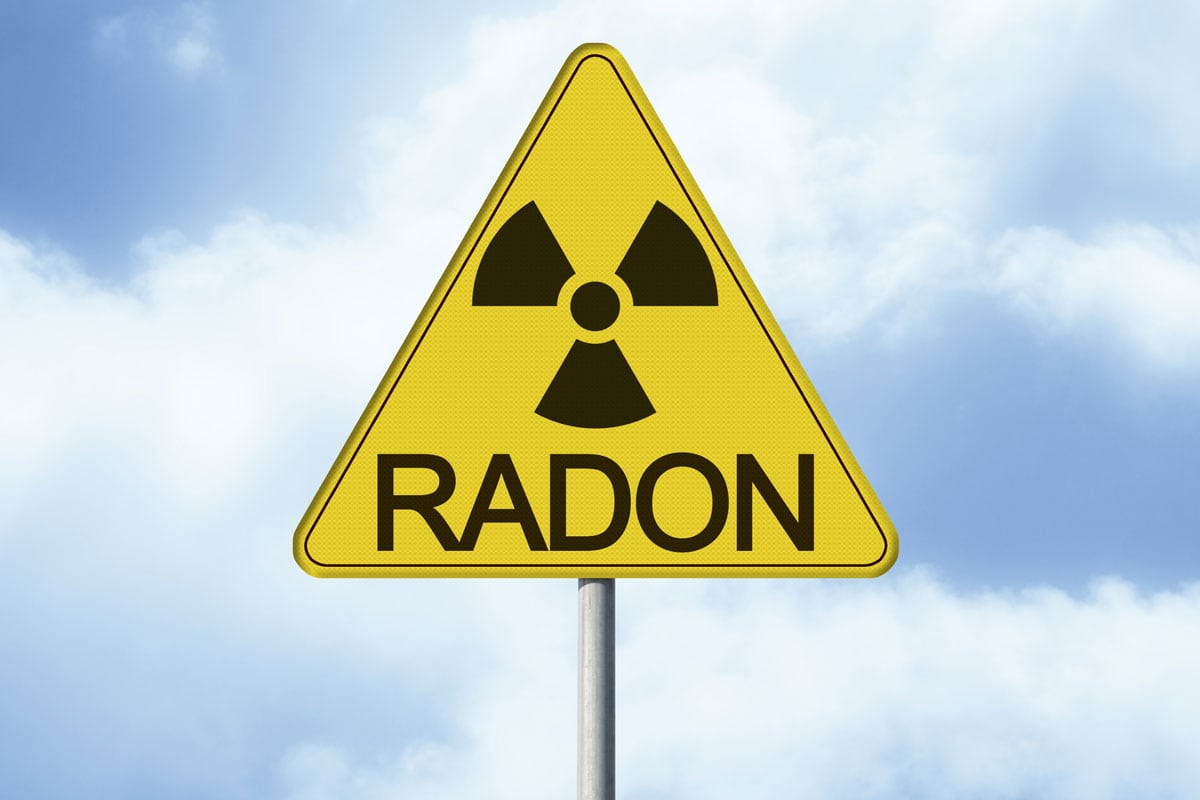 Danger of radioactive contamination from RADON GAS