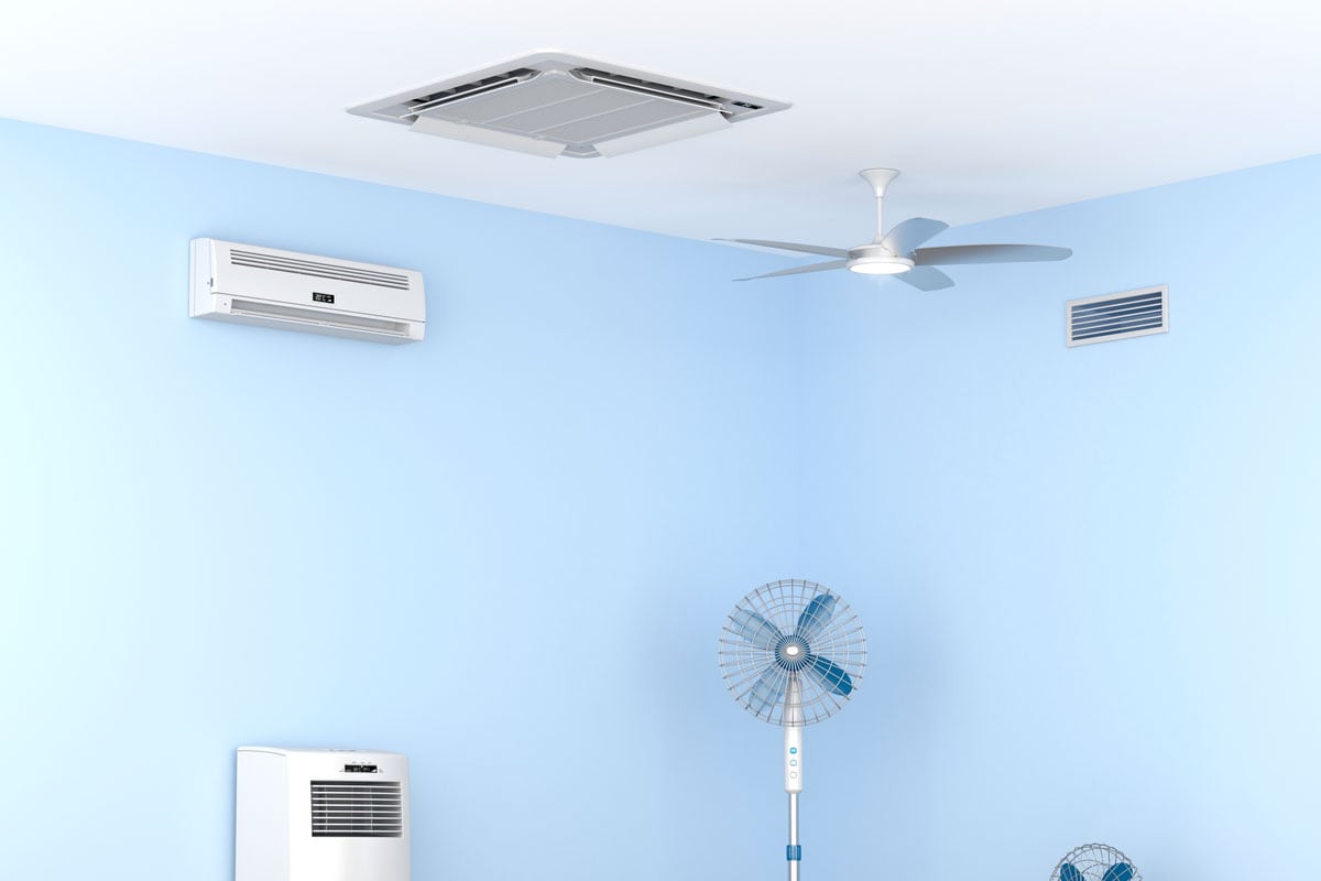 Different types of electric cooling devices