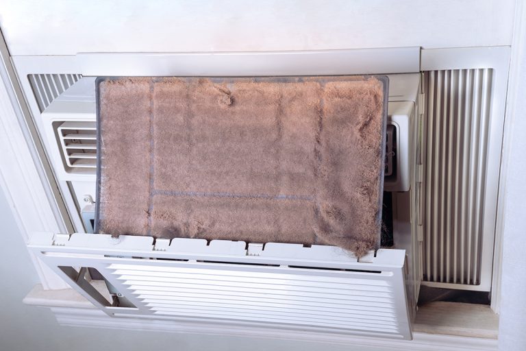 Dirty window air conditioner filter, Can You Put A Hepa Filter In A Window Air Conditioner? [Should You?]