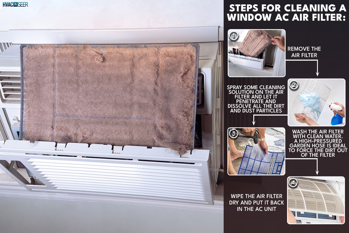 How To Clean A Window AC Air Filter