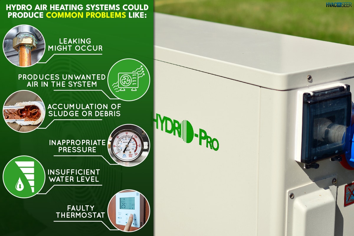 Hydro pro heat pump in the garden, Hydro Air Heating System Problems - What You Need To Know!