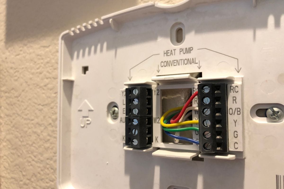 Installing a modern thermostat