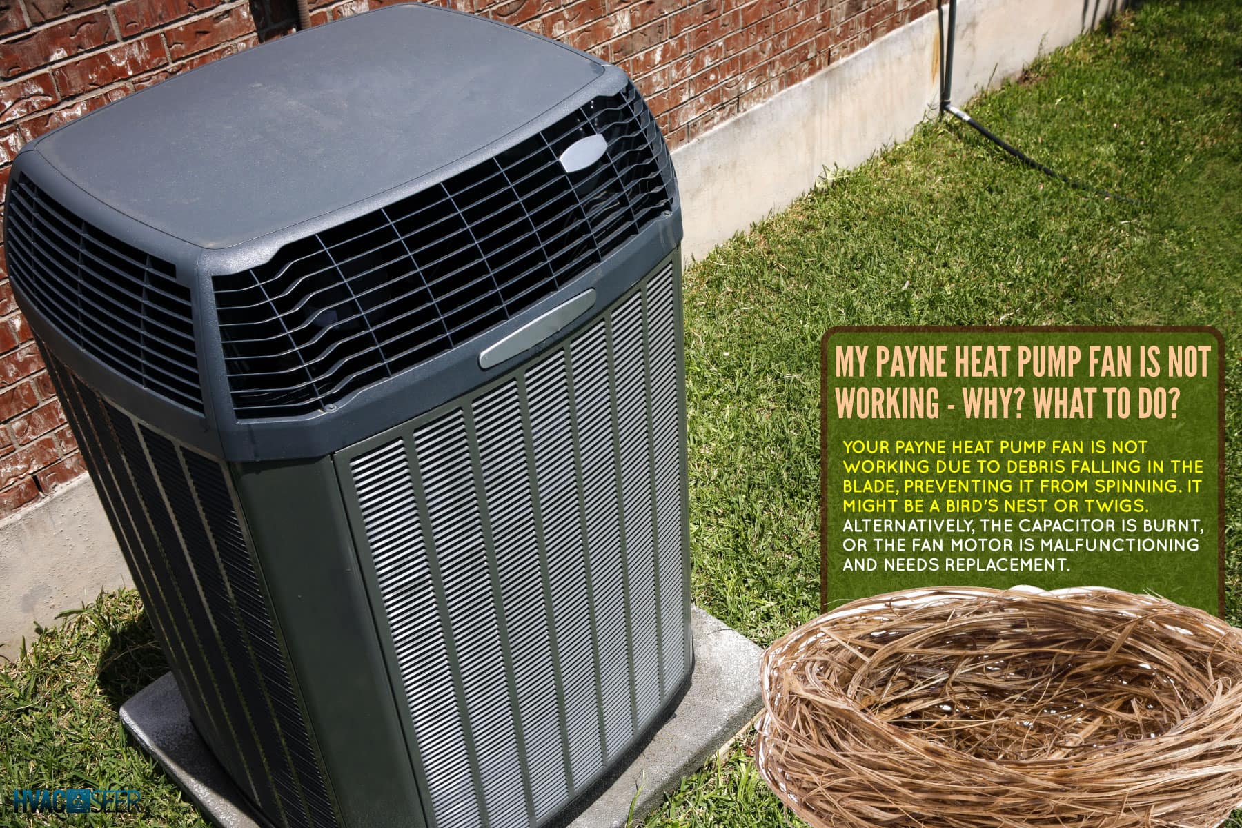 high-efficiency-modern-acheater-unit-energy-outdoor, My Payne Heat Pump Fan Is Not Working - Why? What To Do?