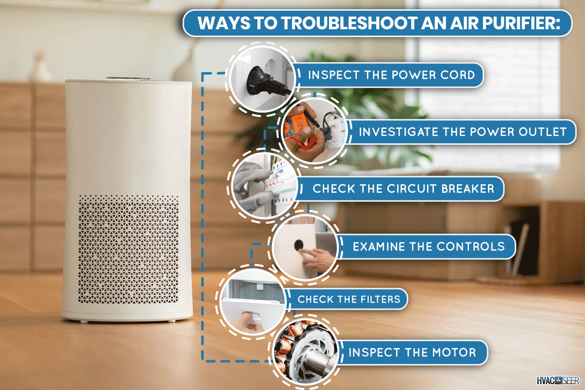 Electrician fixing an electrical outlet and measuring the voltage, Shark Air Purifier Is Not Turning On? Here's What To Do!