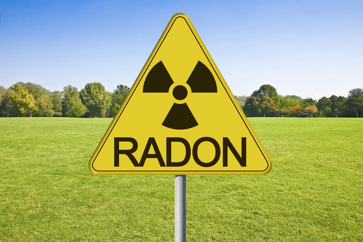 Danger of radioactive contamination from RADON GAS