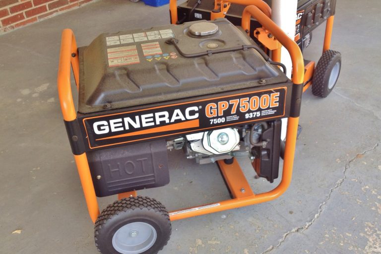 Generac GP7500E 7500-Watt Gasoline during Fundraising Event in Olney,MD on May 15,2013.Portable, and ideal for home use,camping, and outdoor events 8-gallon tank,runs for up 12 hours, What Is The Best Oil For A Generac Generator?