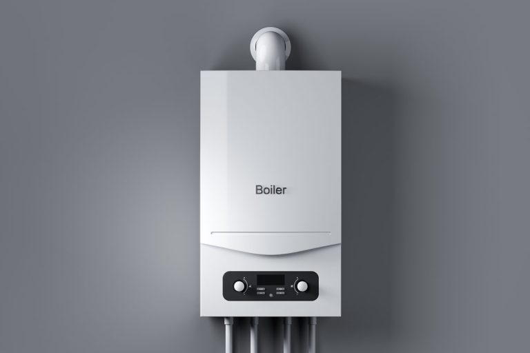 gas-water-boiler-on-wall-3d, How To Turn A Boiler On [Step By Step Guide]