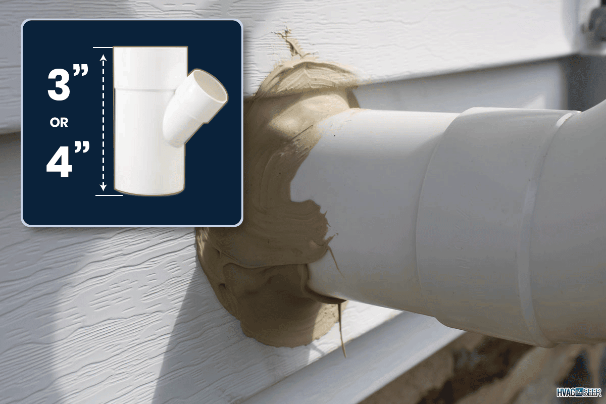 A PVC Radon Vent Pipe Attached to the Side of a Home, Can A Radon Pipe Have Bends?