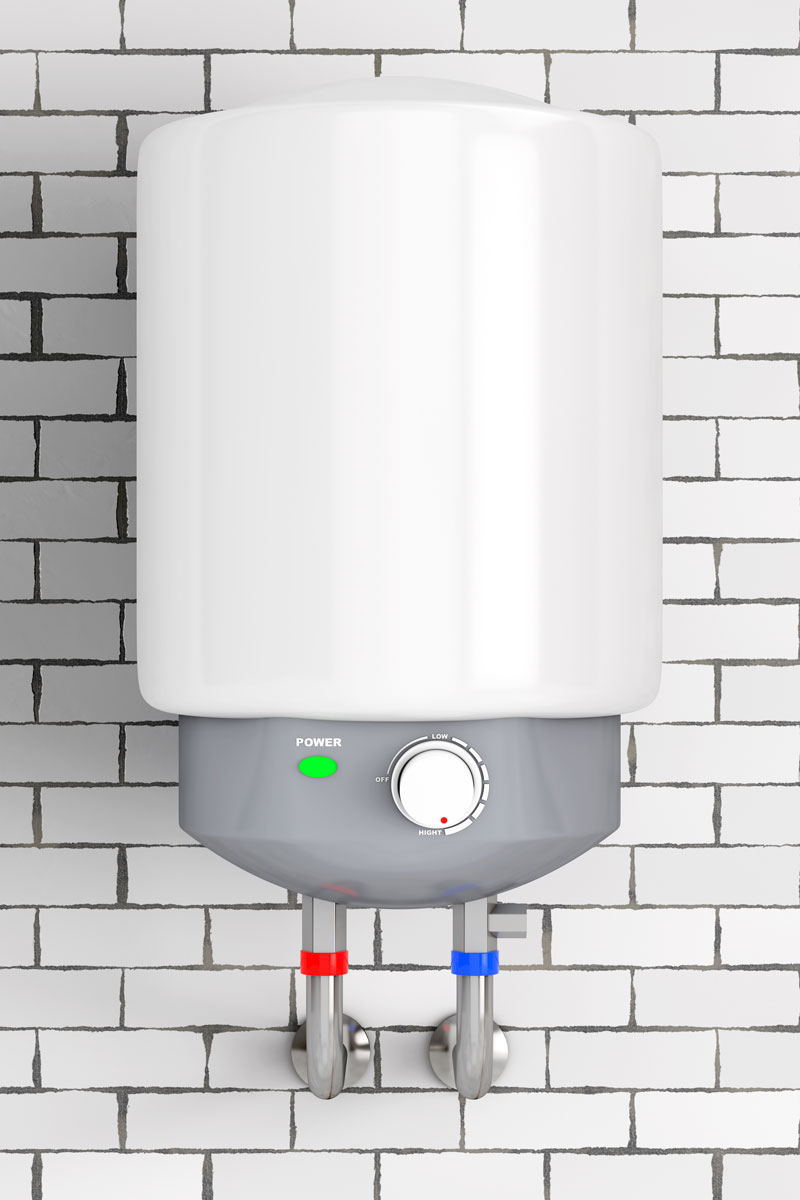 modern automatic water heater front brick