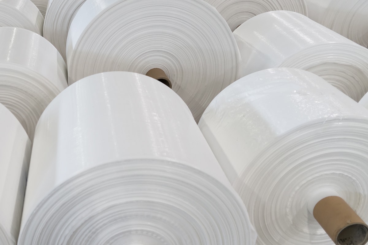Polypropylene rolls for packaging