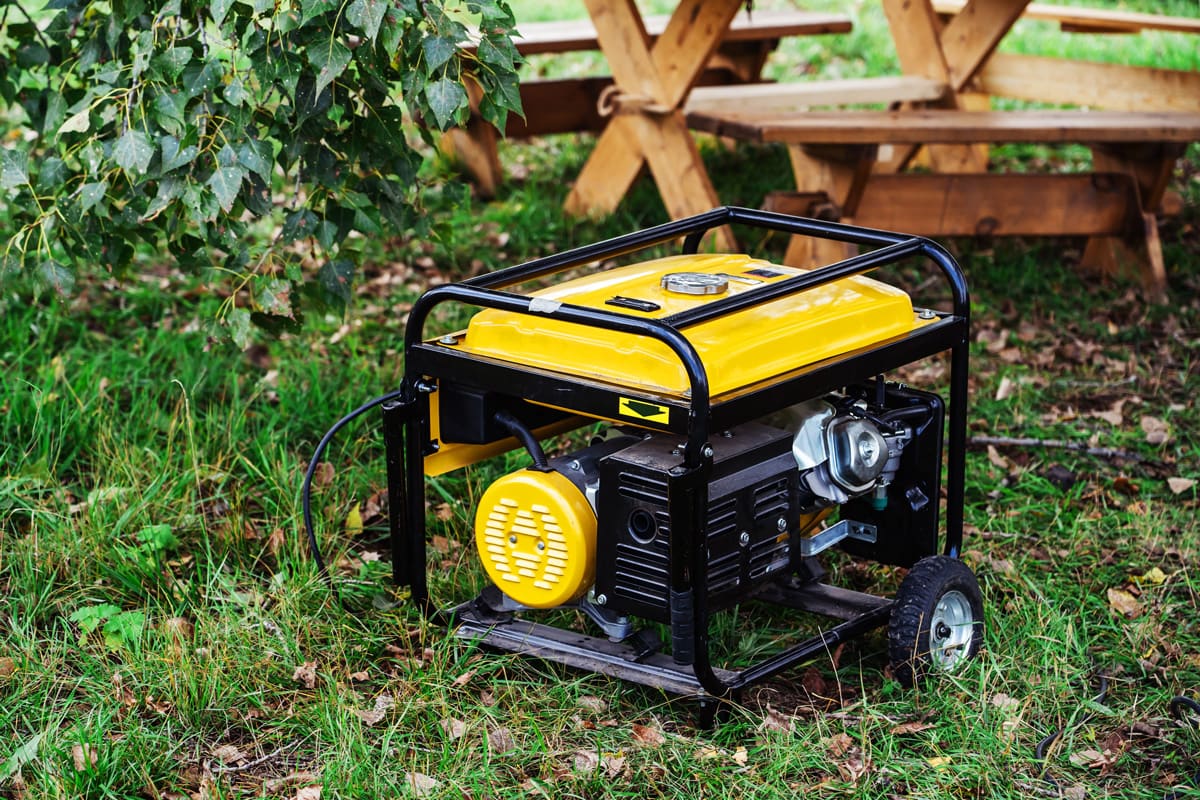 Portable power generator. Compact equipment for powering various devices in nature and in places without power supply.