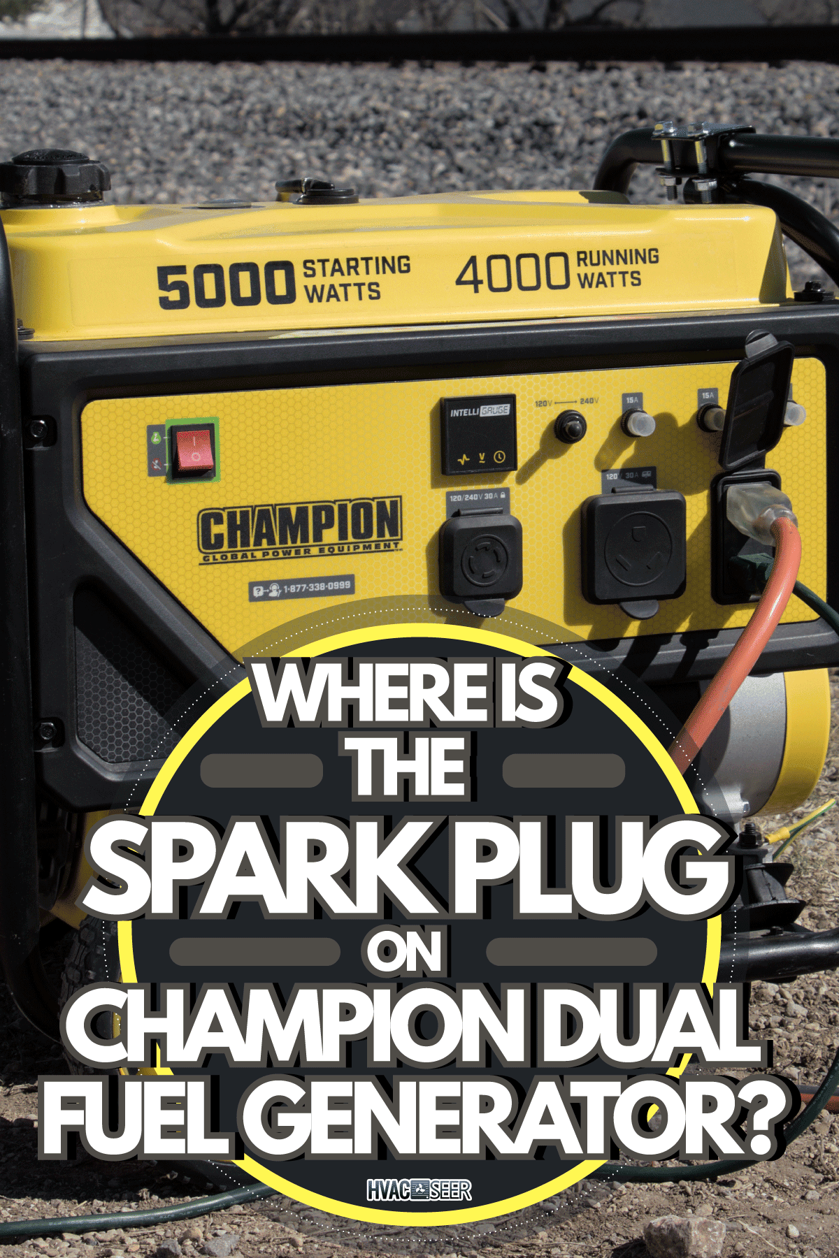Spark plug replacement work, Where Is The Spark Plug On Champion Dual Fuel Generator?