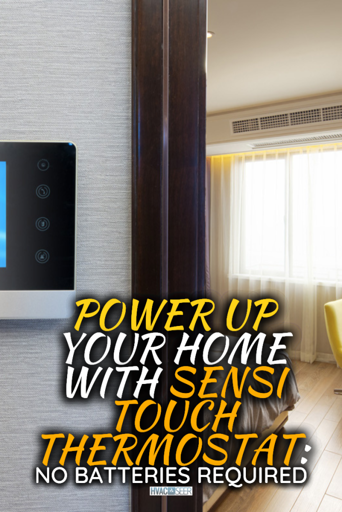 Power Up Your Home With Sensi Touch Thermostat: No Batteries Required