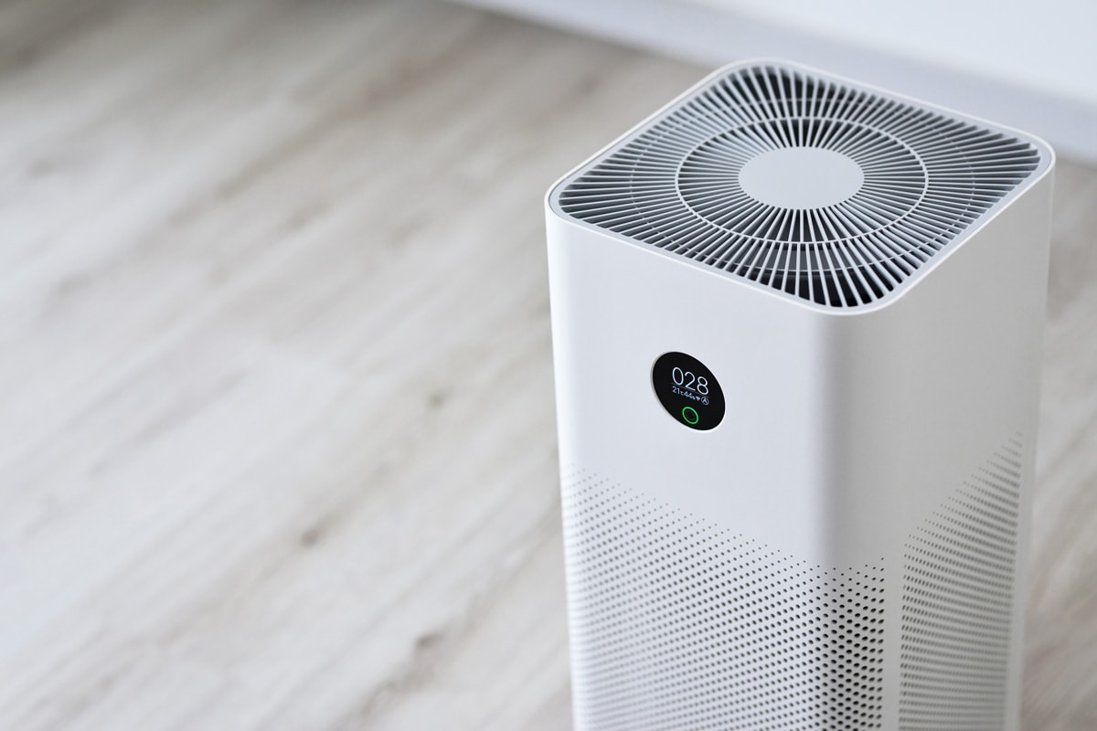 Air purifier in the room