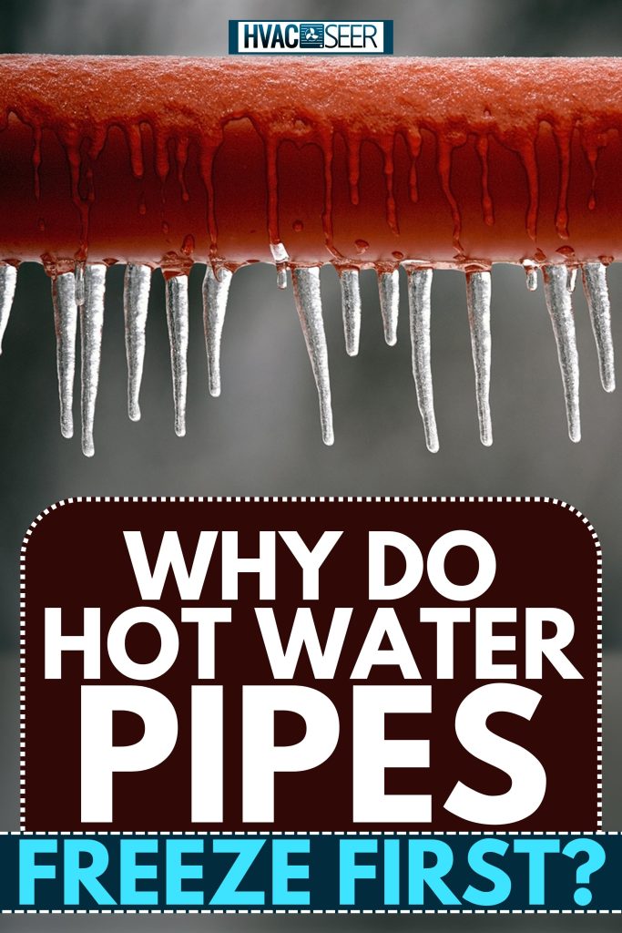 Orange frozen pipe, Cracking the Frozen Code: Why Do Hot Water Pipes Freeze First?