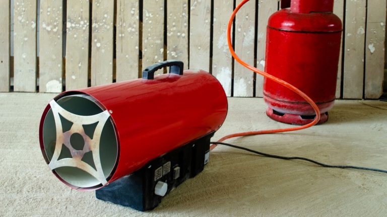 Red colored torpedo heater, My Dyna Glo Propane Heater Won't Light - Why What To Do - 1600x900