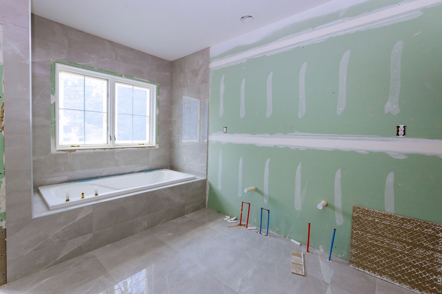 interior project in the bathroom house