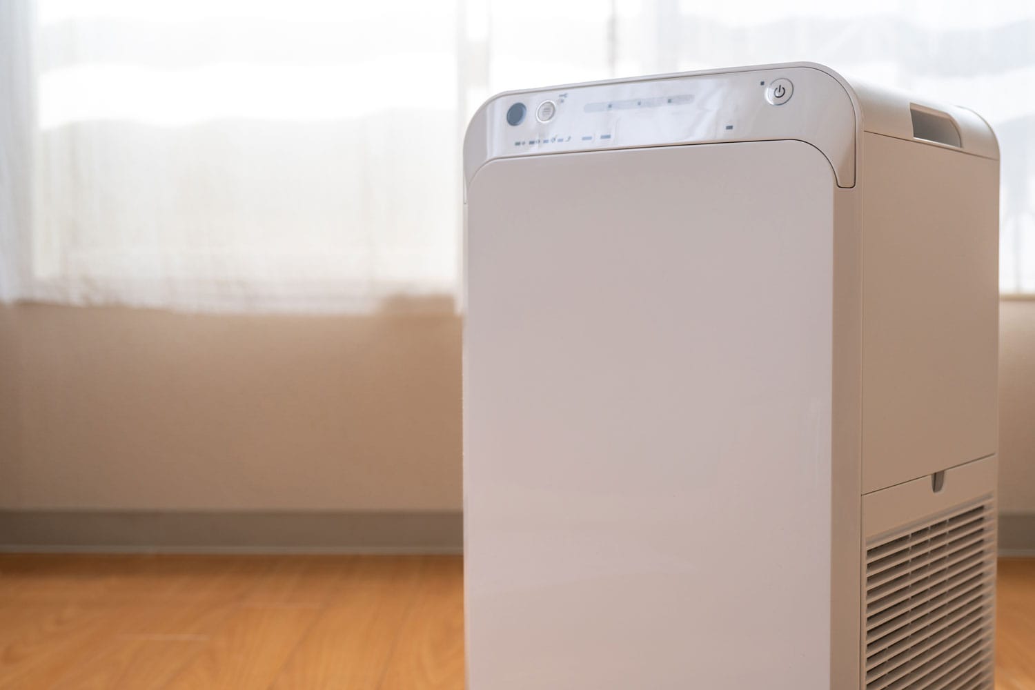 Air purifier in the living room